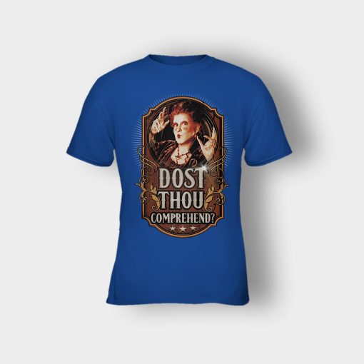 Dost-Thou-Comprehend-Disney-Hocus-Pocus-Kids-T-Shirt-Royal