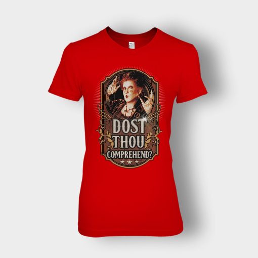 Dost-Thou-Comprehend-Disney-Hocus-Pocus-Ladies-T-Shirt-Red