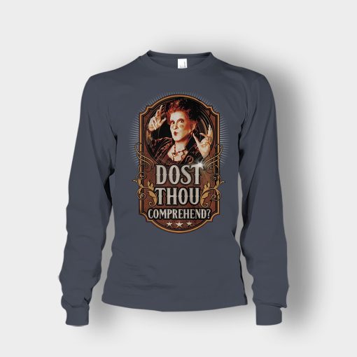 Dost-Thou-Comprehend-Disney-Hocus-Pocus-Unisex-Long-Sleeve-Dark-Heather