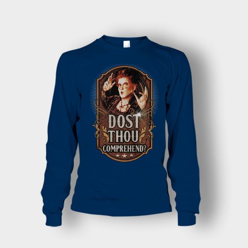 Dost-Thou-Comprehend-Disney-Hocus-Pocus-Unisex-Long-Sleeve-Navy