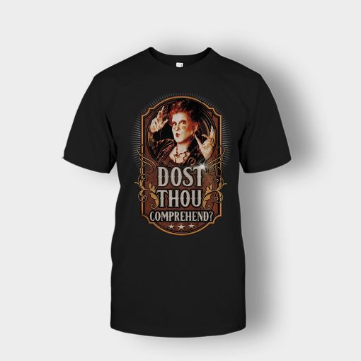 Dost-Thou-Comprehend-Disney-Hocus-Pocus-Unisex-T-Shirt-Black