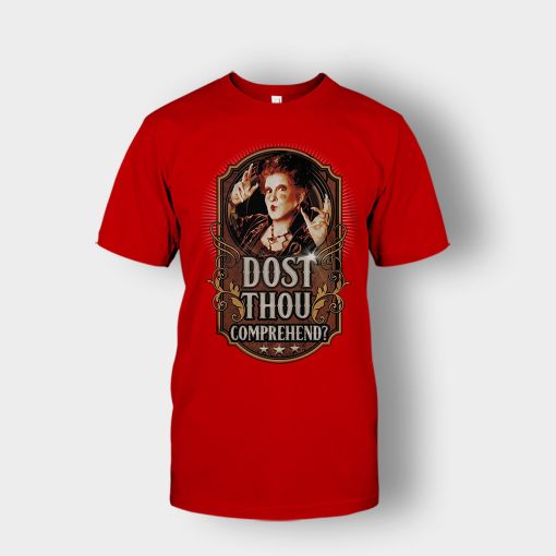 Dost-Thou-Comprehend-Disney-Hocus-Pocus-Unisex-T-Shirt-Red