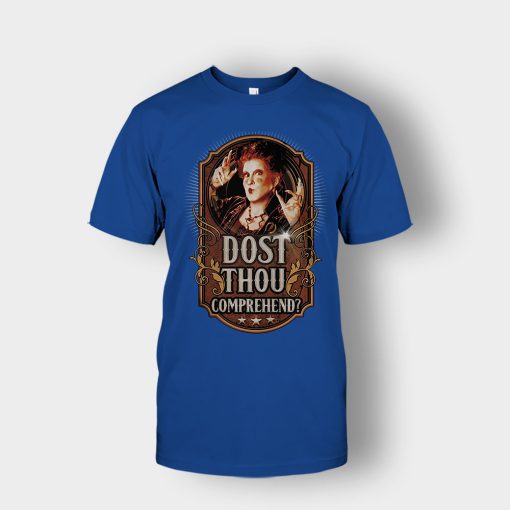 Dost-Thou-Comprehend-Disney-Hocus-Pocus-Unisex-T-Shirt-Royal