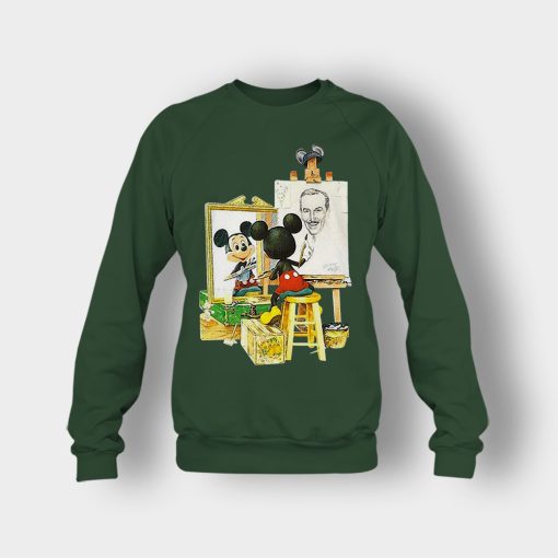 Drawing-Walt-Disney-Mickey-Inspired-Crewneck-Sweatshirt-Forest