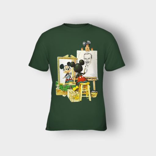 Drawing-Walt-Disney-Mickey-Inspired-Kids-T-Shirt-Forest