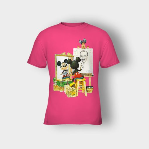 Drawing-Walt-Disney-Mickey-Inspired-Kids-T-Shirt-Heliconia