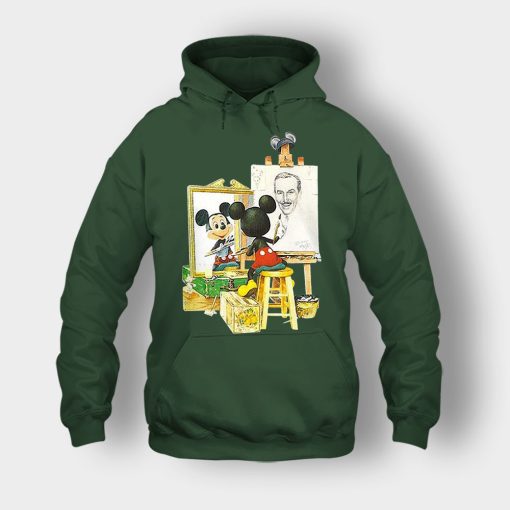 Drawing-Walt-Disney-Mickey-Inspired-Unisex-Hoodie-Forest