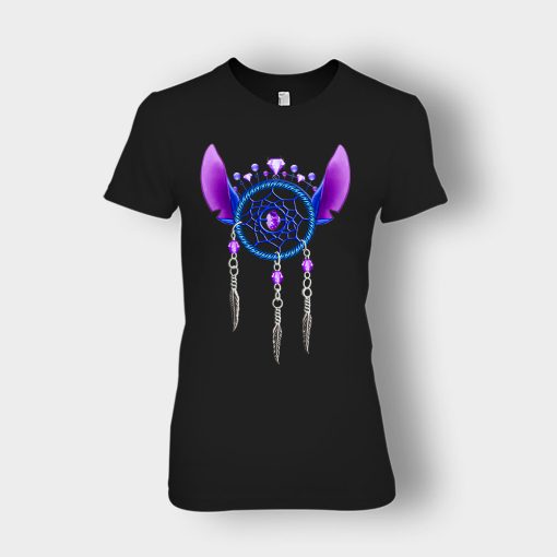 Dreamcatcher-Disney-Lilo-And-Stitch-Ladies-T-Shirt-Black