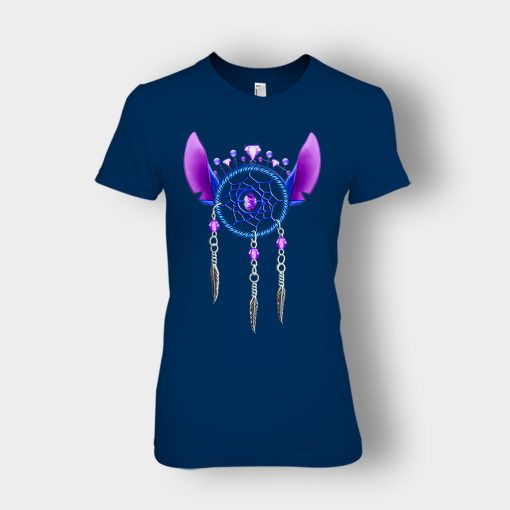 Dreamcatcher-Disney-Lilo-And-Stitch-Ladies-T-Shirt-Navy