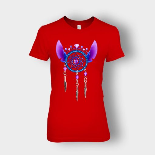 Dreamcatcher-Disney-Lilo-And-Stitch-Ladies-T-Shirt-Red