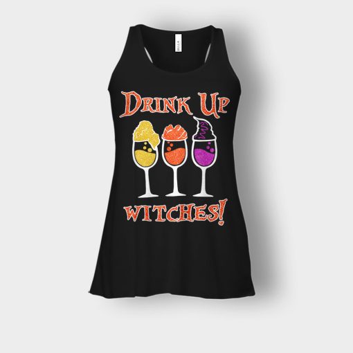 Drink-Up-Witches-Hocus-Pocus-Glitter-Bella-Womens-Flowy-Tank-Black