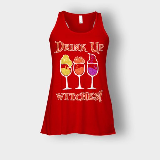 Drink-Up-Witches-Hocus-Pocus-Glitter-Bella-Womens-Flowy-Tank-Red