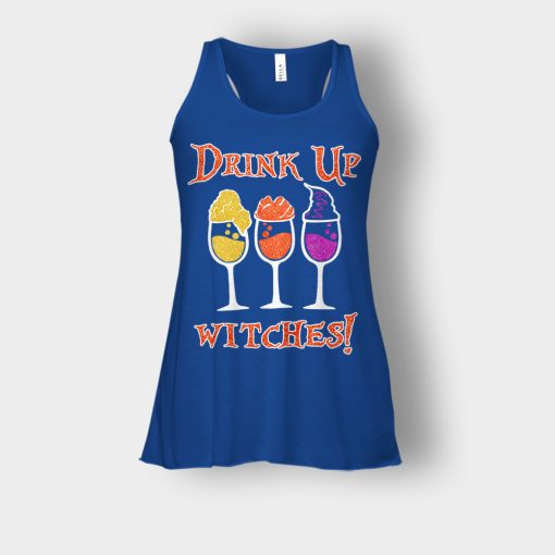 Drink-Up-Witches-Hocus-Pocus-Glitter-Bella-Womens-Flowy-Tank-Royal