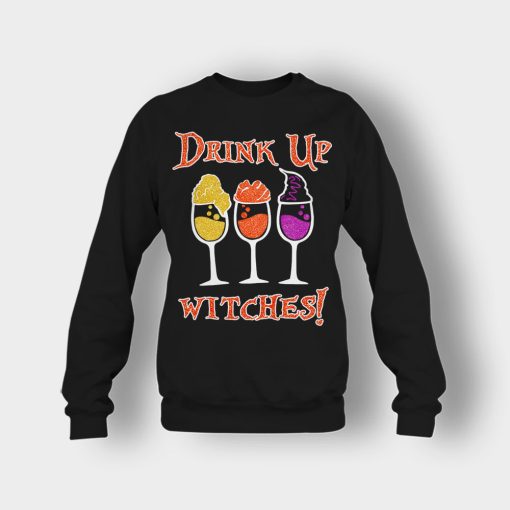 Drink-Up-Witches-Hocus-Pocus-Glitter-Crewneck-Sweatshirt-Black