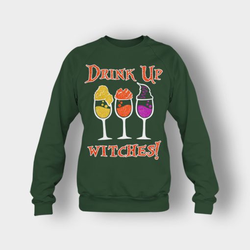 Drink-Up-Witches-Hocus-Pocus-Glitter-Crewneck-Sweatshirt-Forest