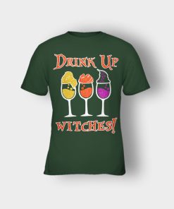 Drink-Up-Witches-Hocus-Pocus-Glitter-Kids-T-Shirt-Forest