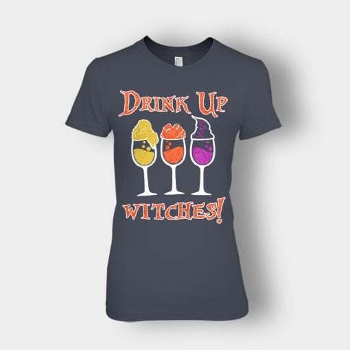Drink-Up-Witches-Hocus-Pocus-Glitter-Ladies-T-Shirt-Dark-Heather