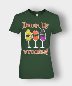 Drink-Up-Witches-Hocus-Pocus-Glitter-Ladies-T-Shirt-Forest