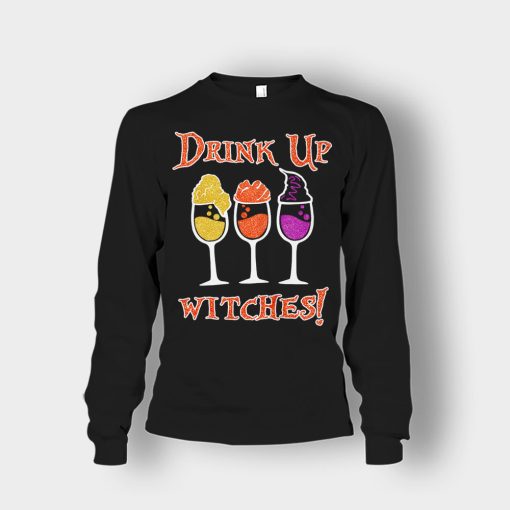 Drink-Up-Witches-Hocus-Pocus-Glitter-Unisex-Long-Sleeve-Black