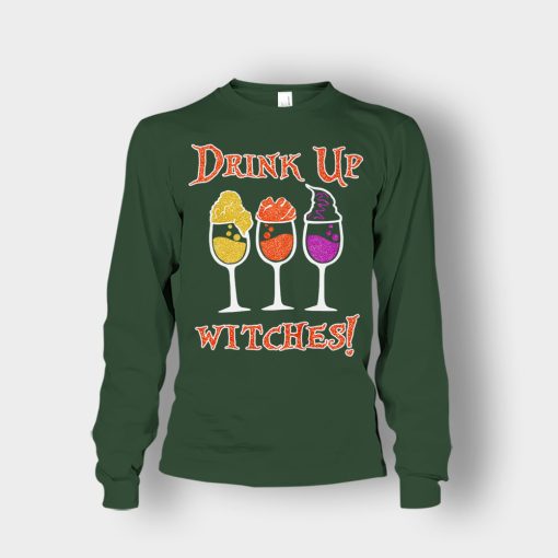 Drink-Up-Witches-Hocus-Pocus-Glitter-Unisex-Long-Sleeve-Forest