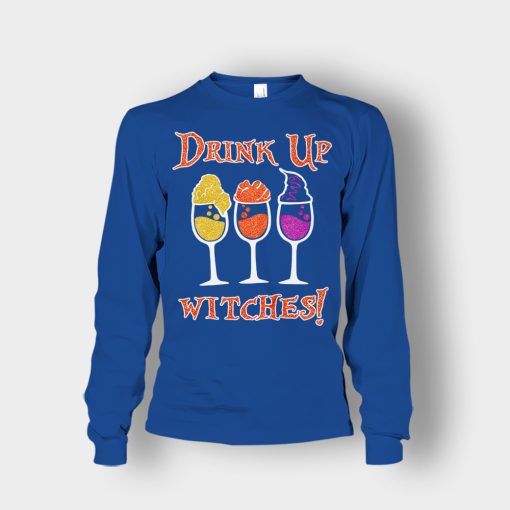 Drink-Up-Witches-Hocus-Pocus-Glitter-Unisex-Long-Sleeve-Royal