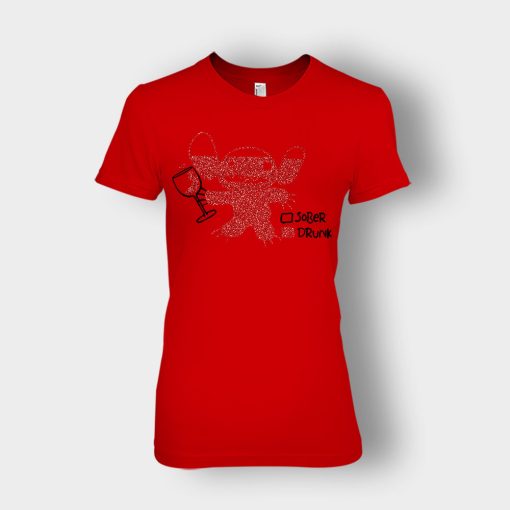 Drunk-Level-Disney-Lilo-And-Stitch-Inspired-Ladies-T-Shirt-Red