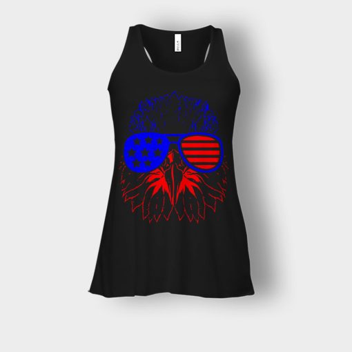 Eagle-American-Flag-4th-Of-July-Independence-Day-Patriot-Bella-Womens-Flowy-Tank-Black