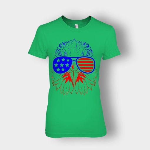 Eagle-American-Flag-4th-Of-July-Independence-Day-Patriot-Ladies-T-Shirt-Irish-Green