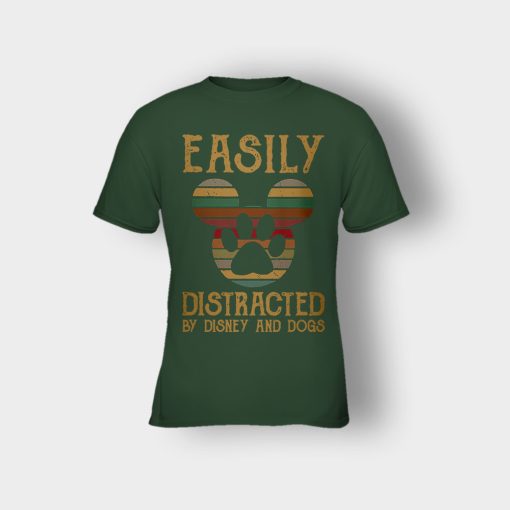 Easily-Distracted-By-Dogs-And-Disney-Mickey-Inspired-Kids-T-Shirt-Forest