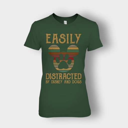 Easily-Distracted-By-Dogs-And-Disney-Mickey-Inspired-Ladies-T-Shirt-Forest