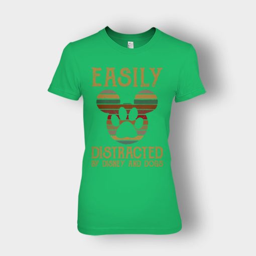 Easily-Distracted-By-Dogs-And-Disney-Mickey-Inspired-Ladies-T-Shirt-Irish-Green