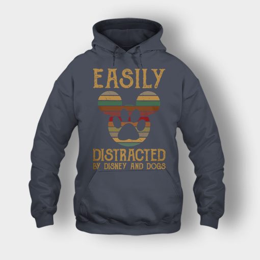 Easily-Distracted-By-Dogs-And-Disney-Mickey-Inspired-Unisex-Hoodie-Dark-Heather