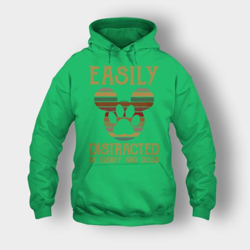 Easily-Distracted-By-Dogs-And-Disney-Mickey-Inspired-Unisex-Hoodie-Irish-Green