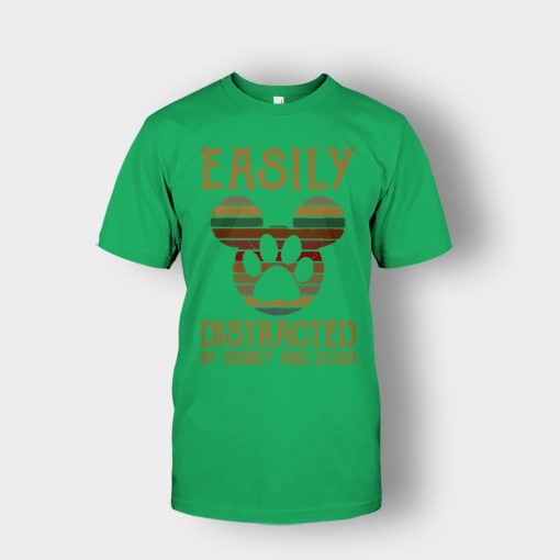 Easily-Distracted-By-Dogs-And-Disney-Mickey-Inspired-Unisex-T-Shirt-Irish-Green