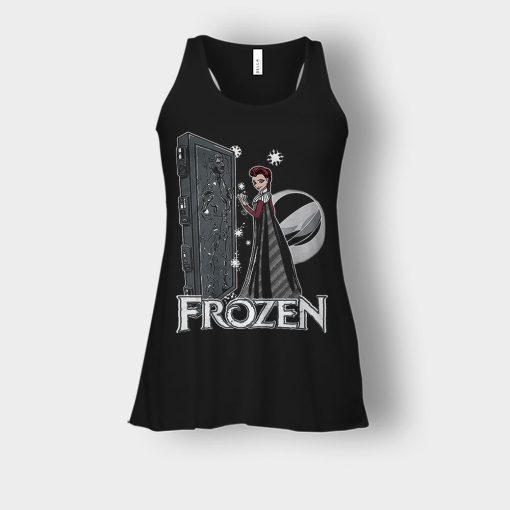 Elsa-Princess-Carbon-Disney-Frozen-Inspired-Bella-Womens-Flowy-Tank-Black