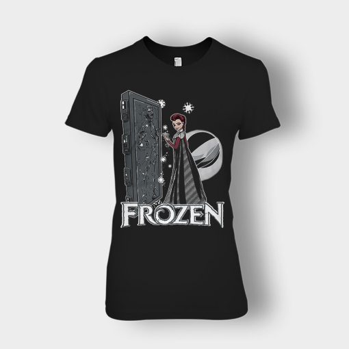 Elsa-Princess-Carbon-Disney-Frozen-Inspired-Ladies-T-Shirt-Black