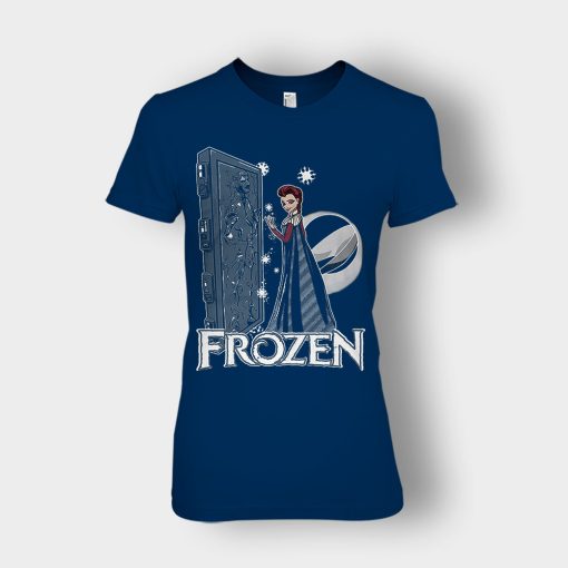 Elsa-Princess-Carbon-Disney-Frozen-Inspired-Ladies-T-Shirt-Navy