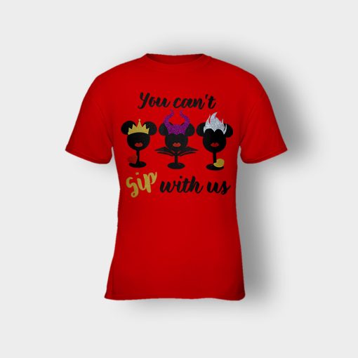 Epcot-Food-Wine-Festival-Villains-Mean-Girls-You-Cant-Sip-With-Us-Wine-Glass-Kids-T-Shirt-Red