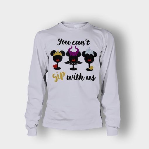 Epcot-Food-Wine-Festival-Villains-Mean-Girls-You-Cant-Sip-With-Us-Wine-Glass-Unisex-Long-Sleeve-Sport-Grey