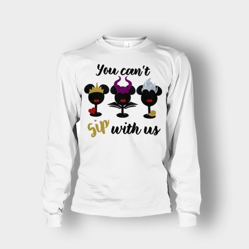 Epcot-Food-Wine-Festival-Villains-Mean-Girls-You-Cant-Sip-With-Us-Wine-Glass-Unisex-Long-Sleeve-White
