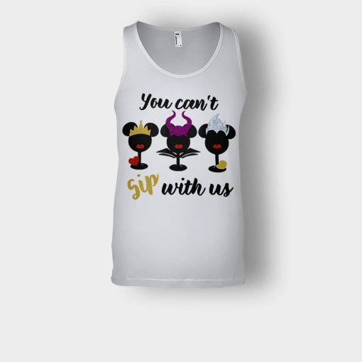 Epcot-Food-Wine-Festival-Villains-Mean-Girls-You-Cant-Sip-With-Us-Wine-Glass-Unisex-Tank-Top-Ash