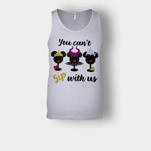 Epcot-Food-Wine-Festival-Villains-Mean-Girls-You-Cant-Sip-With-Us-Wine-Glass-Unisex-Tank-Top-Sport-Grey