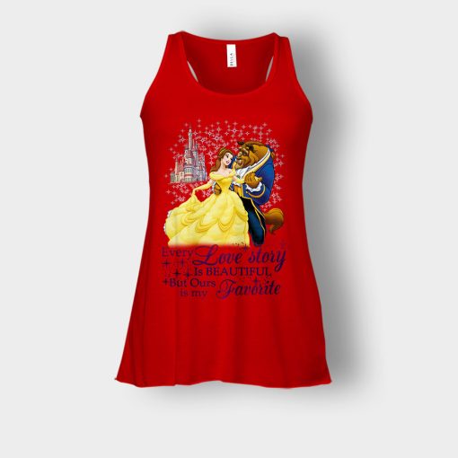 Every-Love-Story-Disney-Beauty-And-The-Beast-Bella-Womens-Flowy-Tank-Red