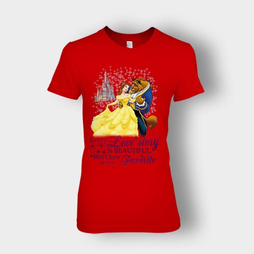 Every-Love-Story-Disney-Beauty-And-The-Beast-Ladies-T-Shirt-Red