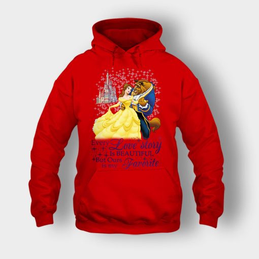 Every-Love-Story-Disney-Beauty-And-The-Beast-Unisex-Hoodie-Red