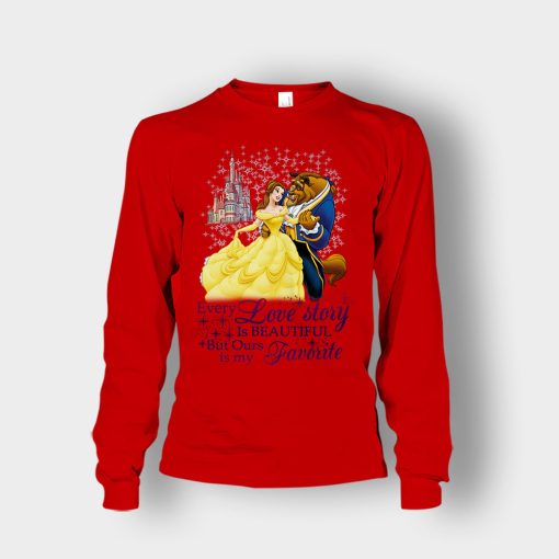 Every-Love-Story-Disney-Beauty-And-The-Beast-Unisex-Long-Sleeve-Red