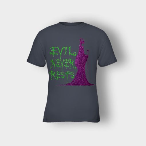 Evil-Never-Rests-Glitter-Disney-Maleficient-Inspired-Kids-T-Shirt-Dark-Heather