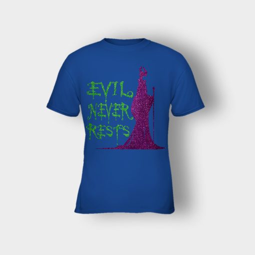 Evil-Never-Rests-Glitter-Disney-Maleficient-Inspired-Kids-T-Shirt-Royal