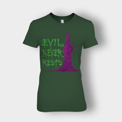 Evil-Never-Rests-Glitter-Disney-Maleficient-Inspired-Ladies-T-Shirt-Forest