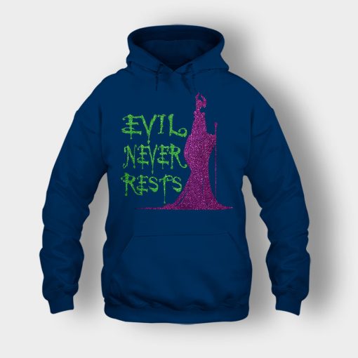 Evil-Never-Rests-Glitter-Disney-Maleficient-Inspired-Unisex-Hoodie-Navy